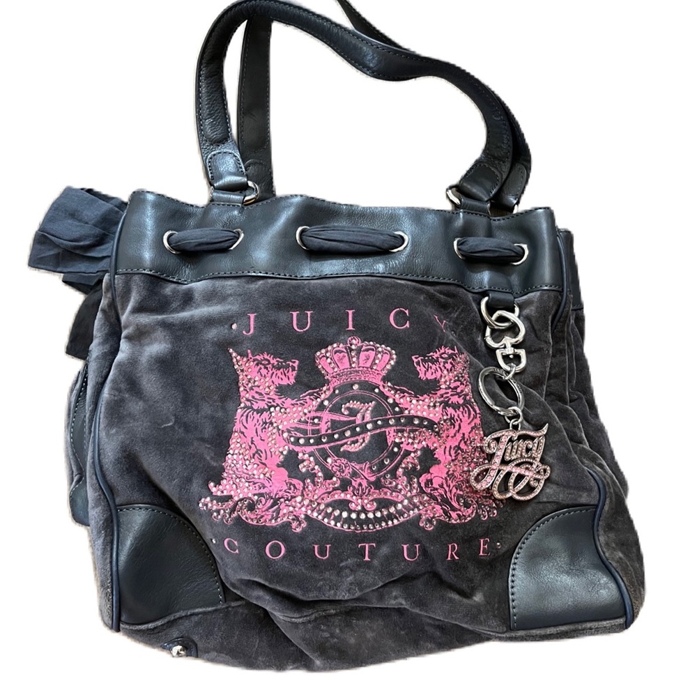 SOLD!👑Y2k Juicy Couture Velour Day Dreamer Bag